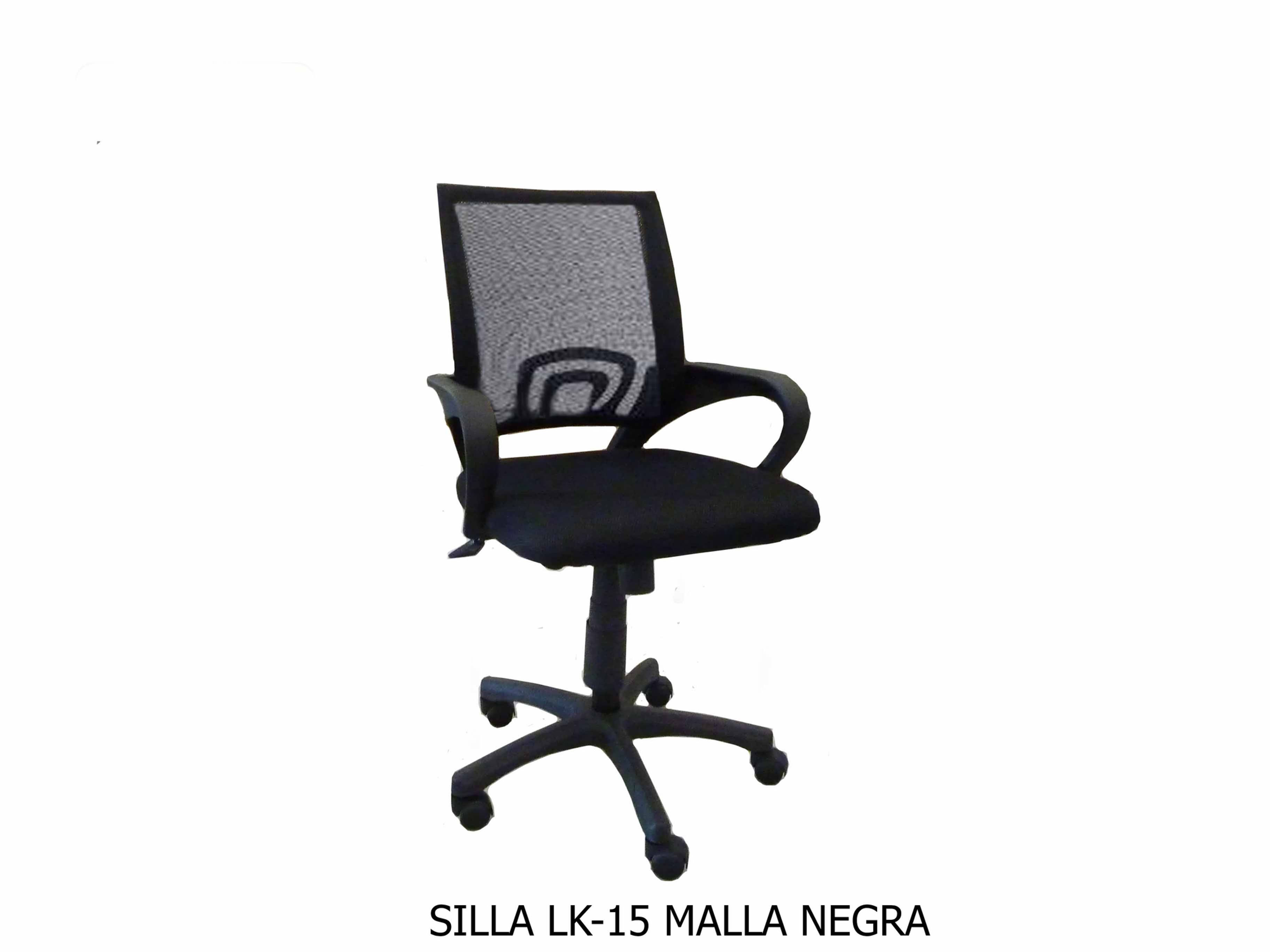 SILLA M.ALBAR LK-15 MALLA NEGRO