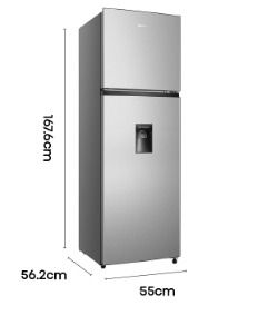 Miniatura: REFRIGERADOR HISENSE RT90N6WKX 9" C/DESPACHADOR SILVER