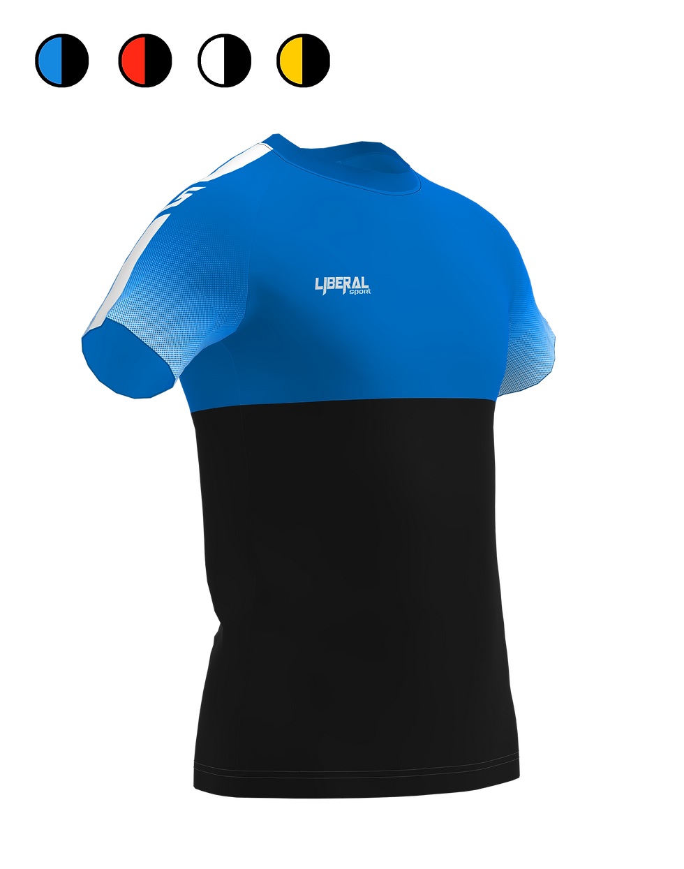 Thumbnail: PREMIUM TRAINING T-SHIRT - SAPPHIRE BLUE/BLACK