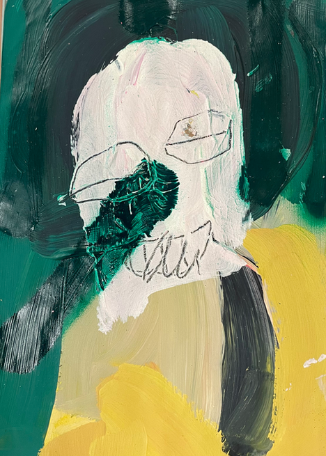 Acryl, Spray auf Papier
21x30 cm 
2022 
*Sold