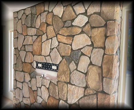 Redland Bay natural stone wall