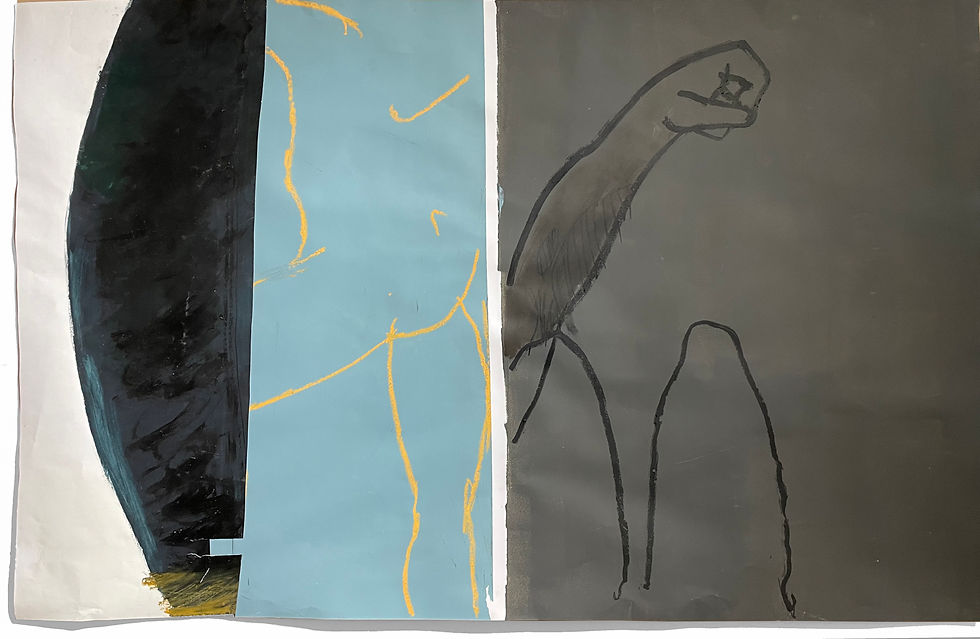 Matissish 2 | 65”x42” | Paint on paper | $1200