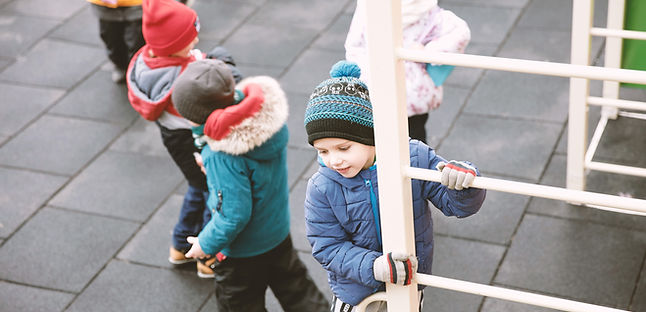 Children Playing Outdoors
