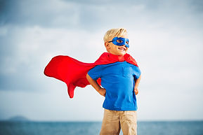 little boy superhero