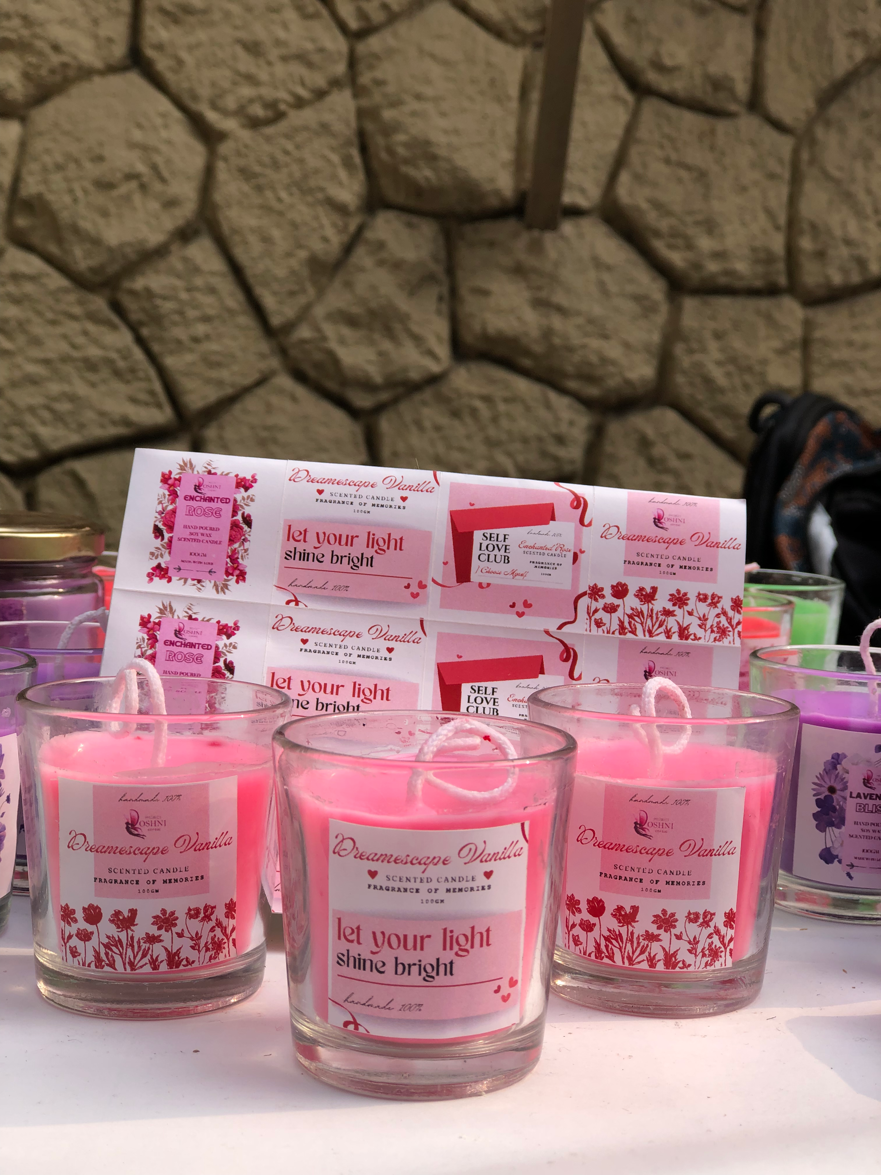 Vanilla Shot Glass Candles
