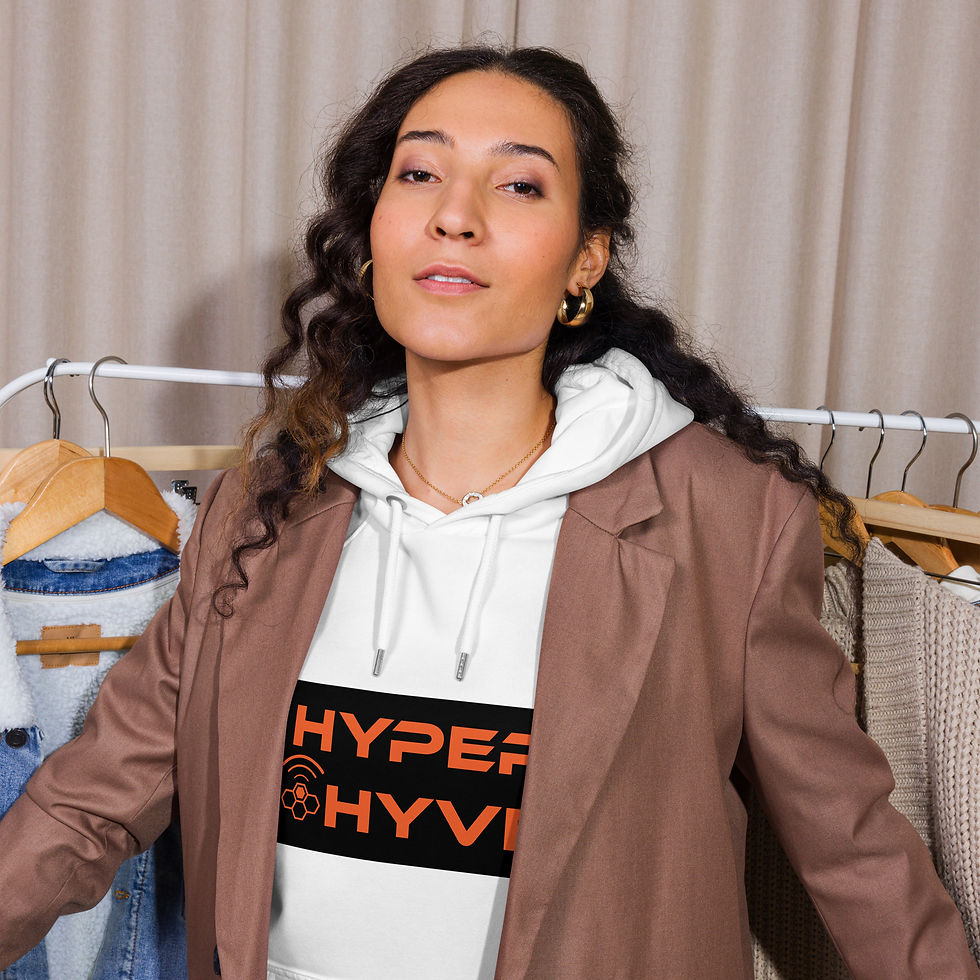 Thumbnail: Hyper Hyve - Unisex eco raglan hoodie