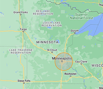 Minnesota beekeeper service area map