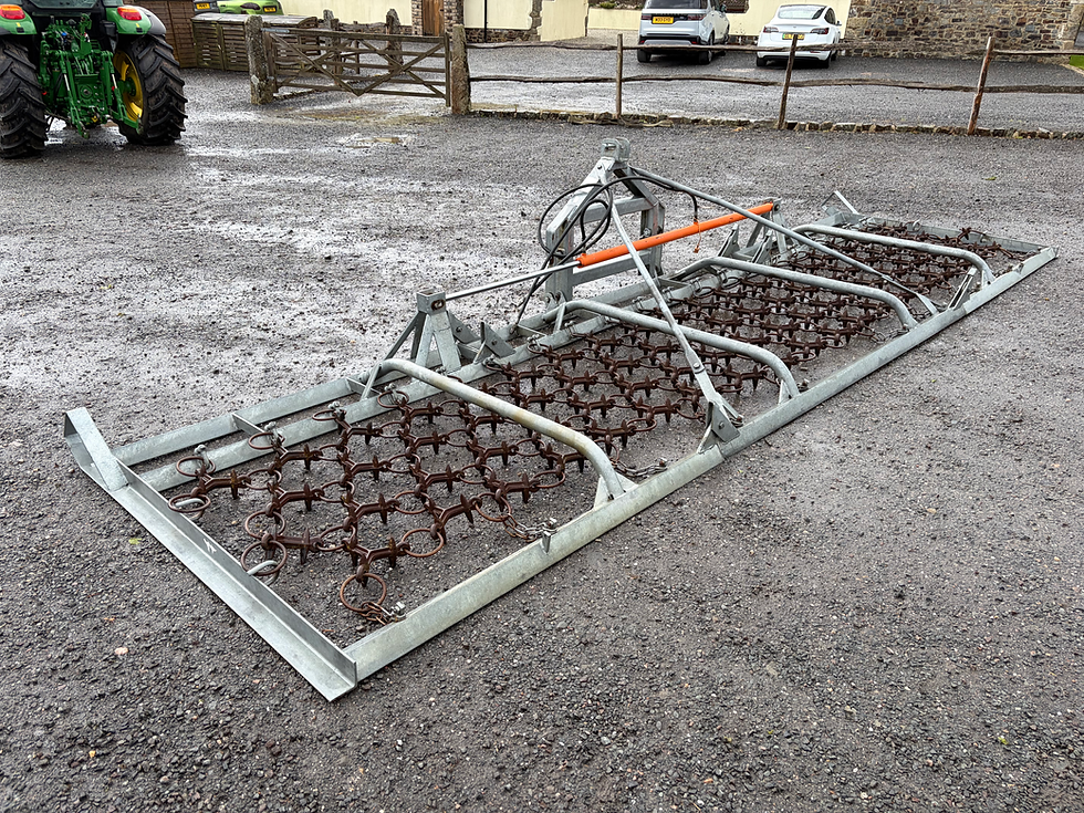 Thumbnail: Ritchie 6 Metre Hydraulic Folding Chain Harrows