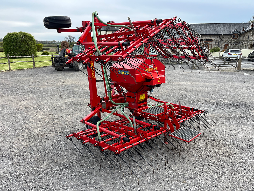 Thumbnail: 2013 Einbock Pneumaticstar 6 Metre Grass Harrow & Seeder