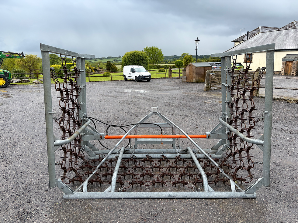 Thumbnail: Ritchie 6 Metre Hydraulic Folding Chain Harrows