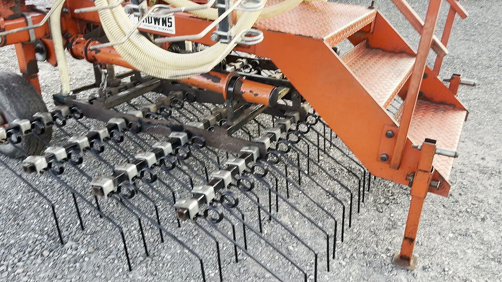 Thumbnail: 2009 Browns 6M Grass Harrow C/W Stocks TurboJet Seeder