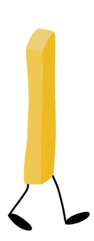 French Fries Fun Sticker by Daniela Nachtigall.gif