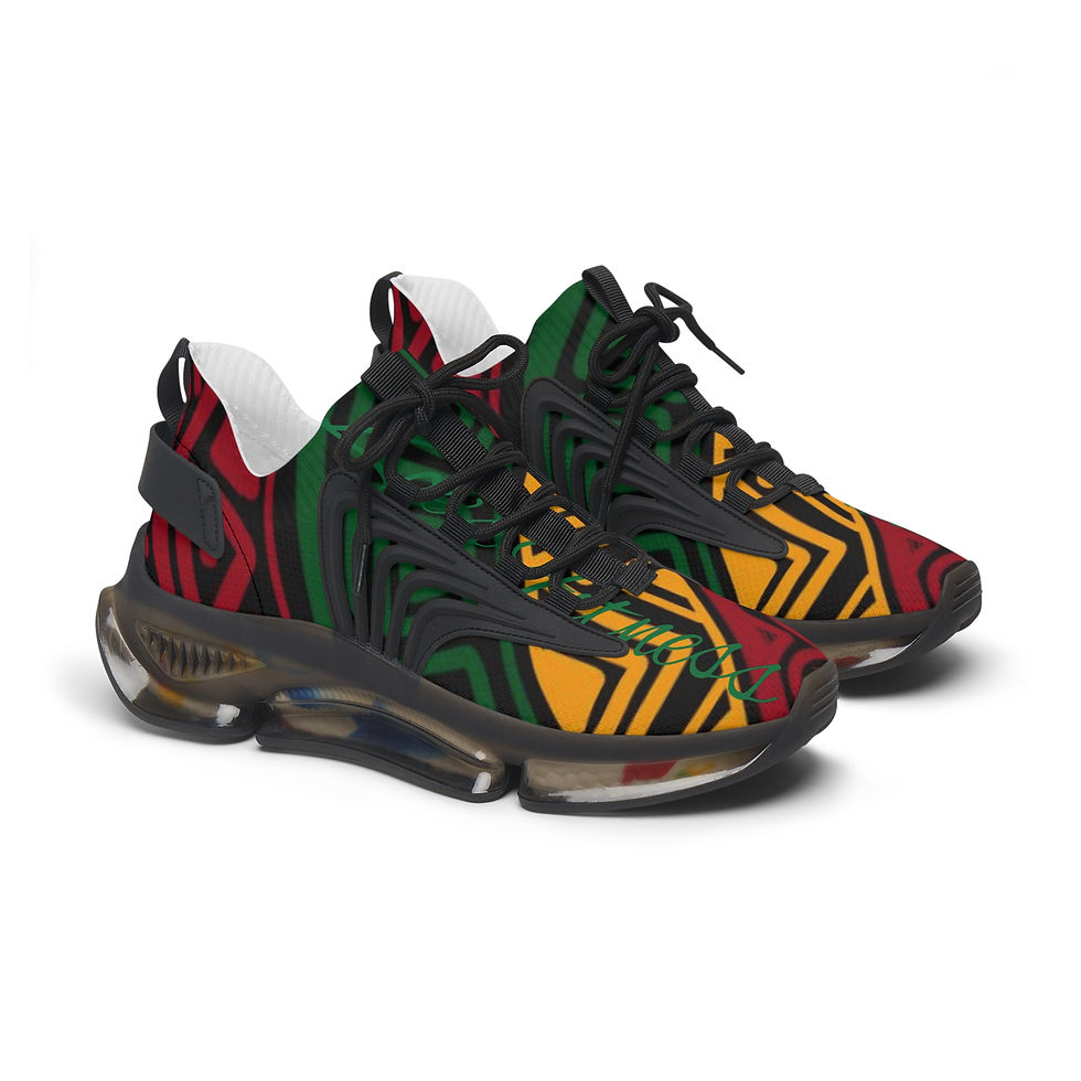 Vibrant Women's Mesh Sneakers with Unique Tribal Design