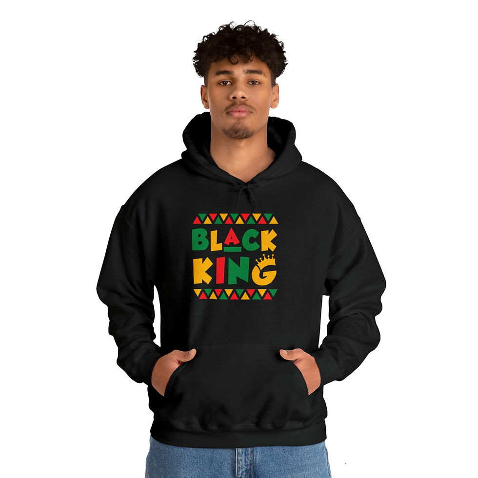 Thumbnail: Unisex Heavy Blend™ Hooded Sweatshirt black king 