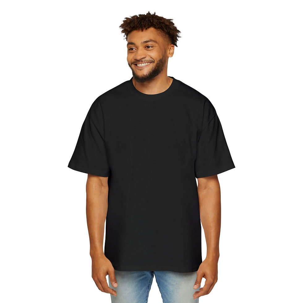 Thumbnail: Men's Fitness Graphic Oversized Tee - Trendy Casual Wear