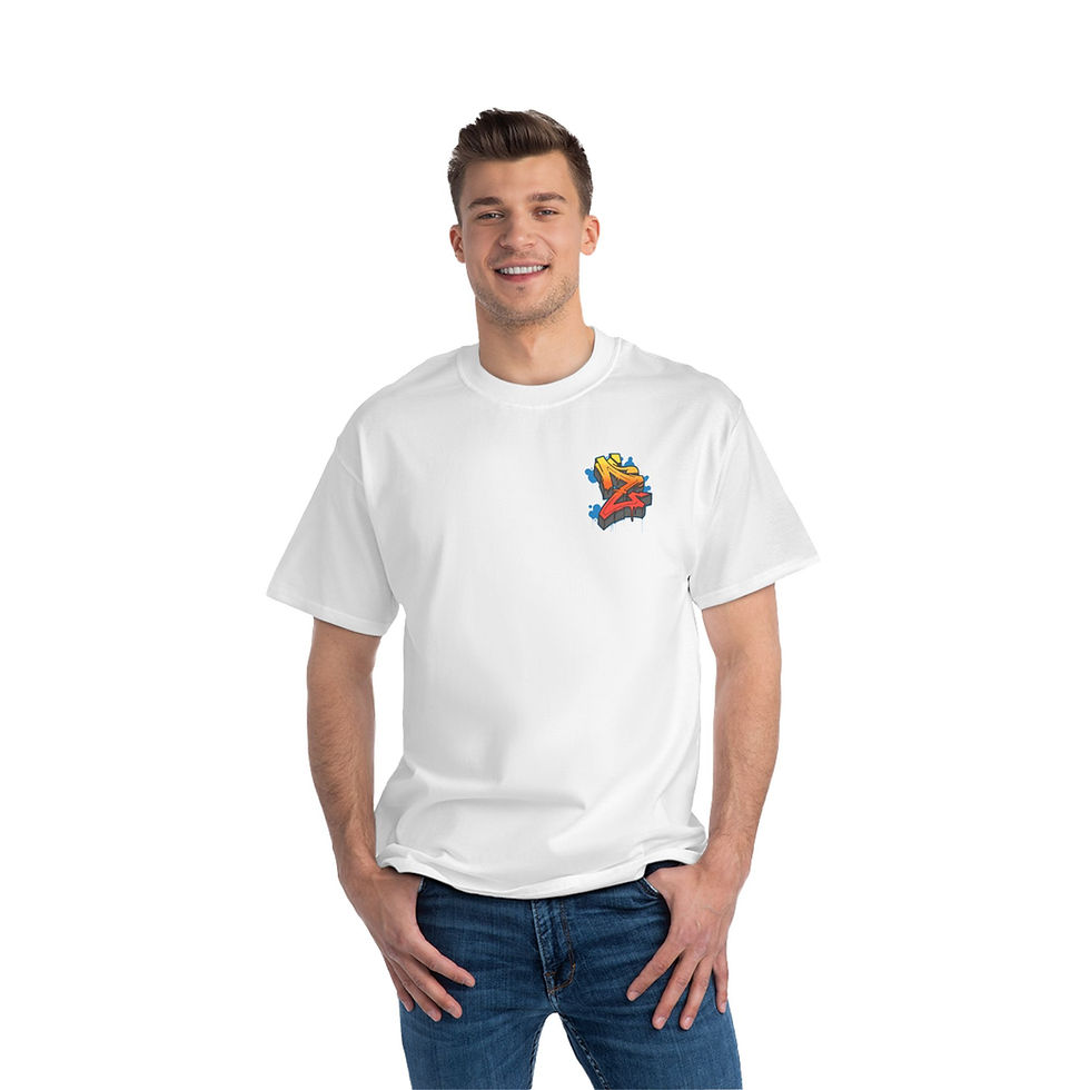 Thumbnail: Vibrant Graphic T-Shirt featuring Colorful Bird Design