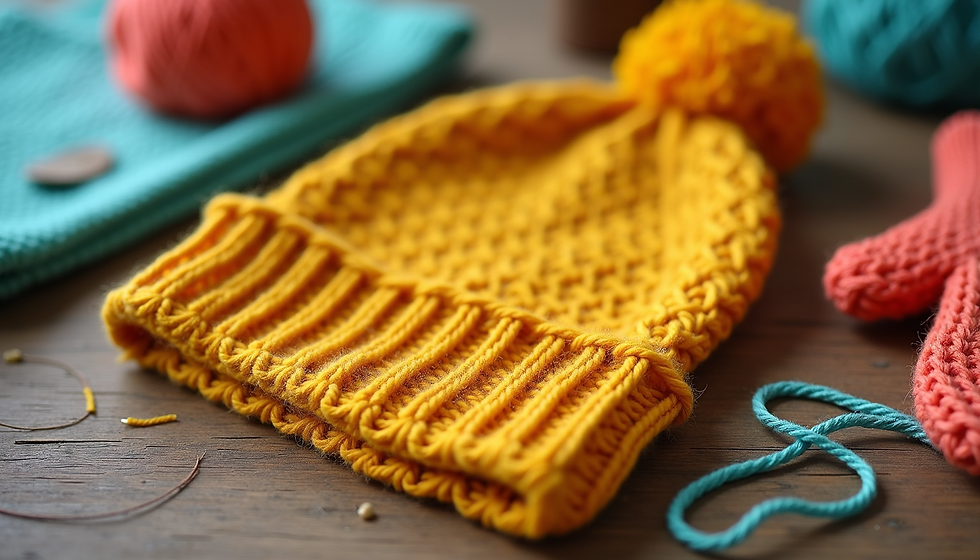 Accesorios tejidos a mano con amor y creatividad