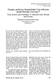 Tiempo, política y hospitalidad. Una reflexión desde Derrida y Lévina.png