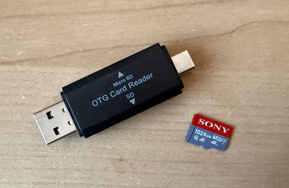 Card reader + micro sd card