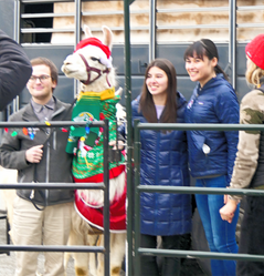 Free Soup and Stress Reduction with Llamas