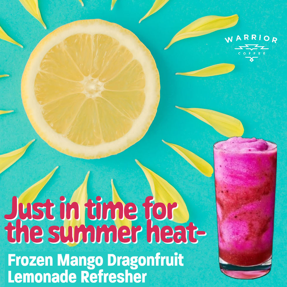 Frozen Mango Dragonfruit Lemonade Refresher promo