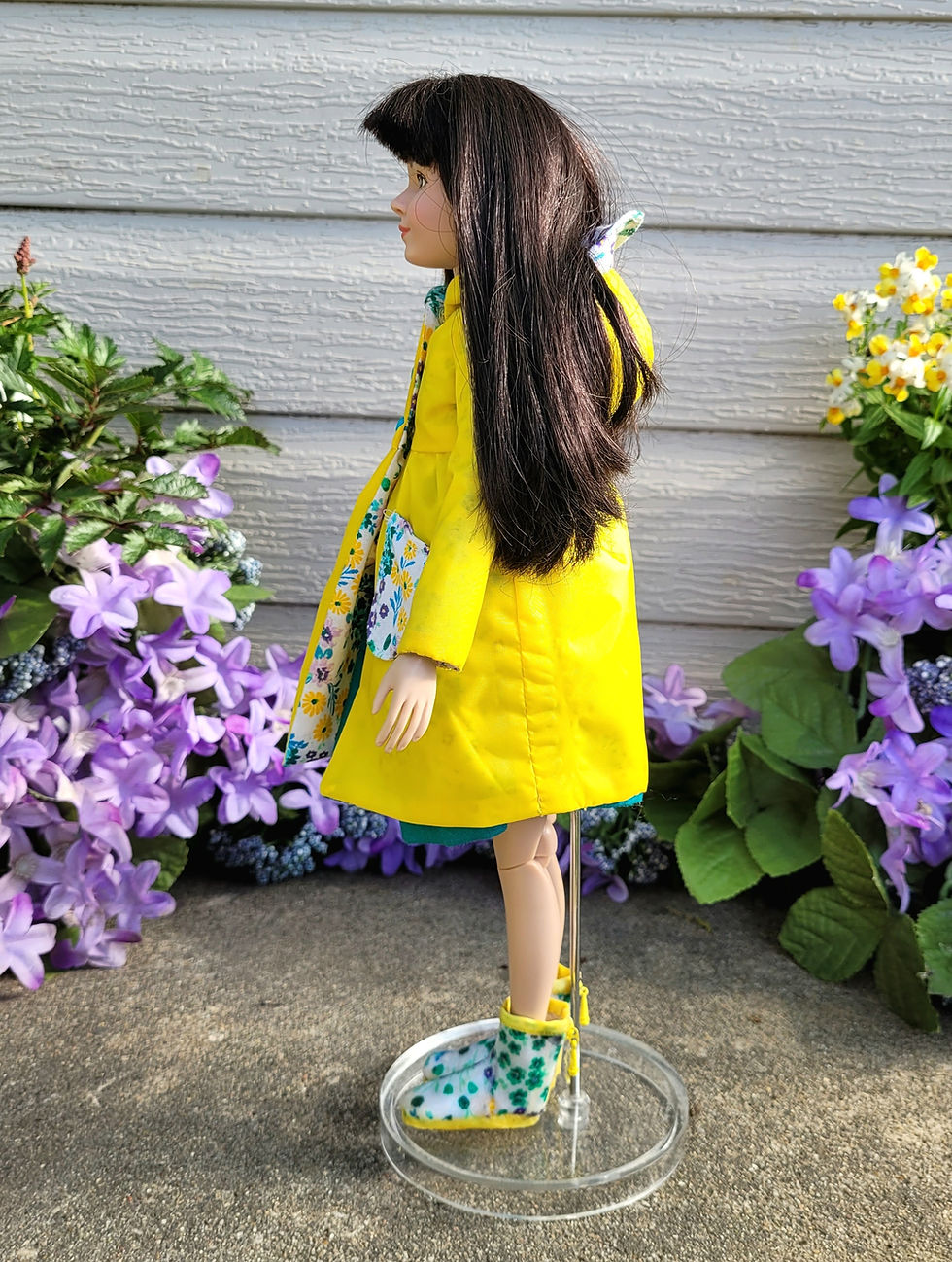 Thumbnail: April Showers Brings May Flowers Yellow for Anne Robert Tonner doll clothes