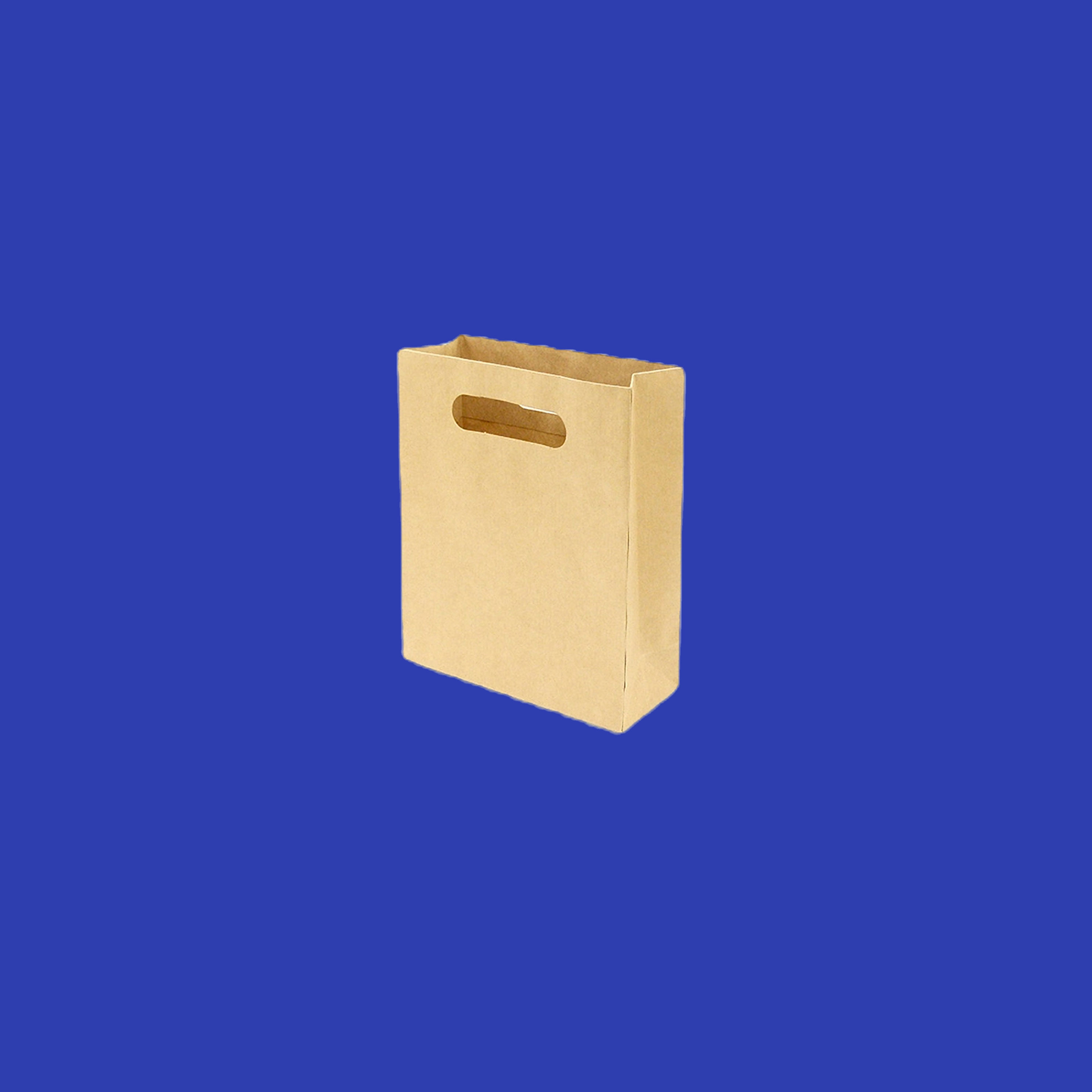 1 PZA DE BOLSA DELIVERY DE PAPEL KRAFT CON ASA RIÑON 20X8X24CM