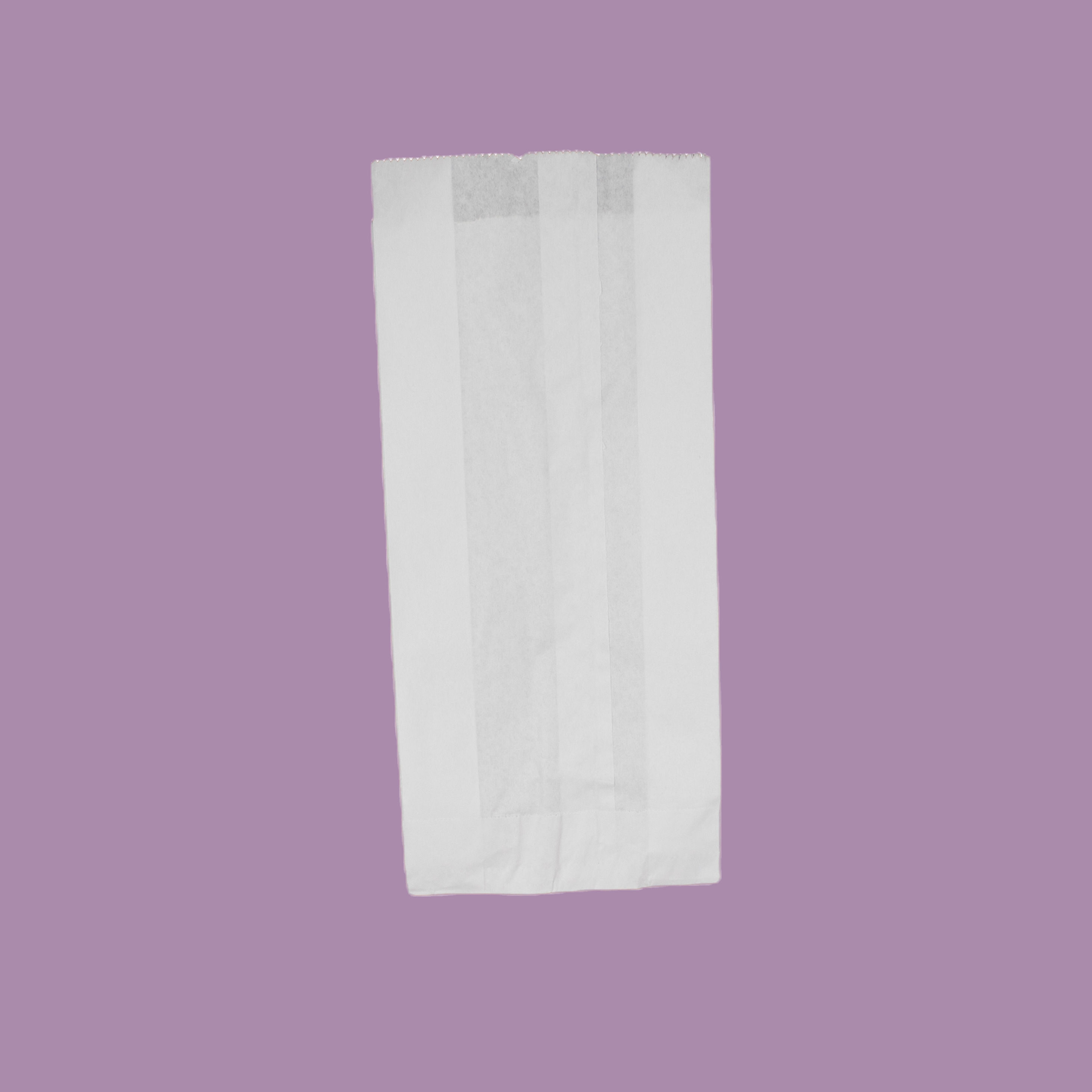 1 PQ C/100PZAS DE BOLSA DE PAPEL BLANCA FONDO COMUN # 4