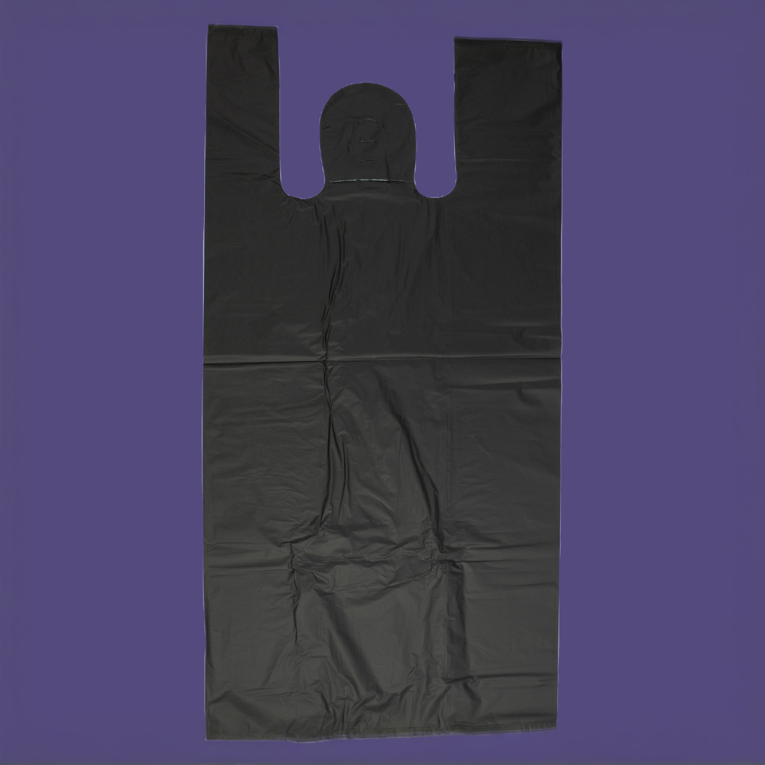 1 PQ C/1KG DE BOLSA CAMISETA #1 NEGRA AD