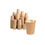 Miniatura: 1 PQ C/50PZAS DE VASO PAPEL BEBIDA CALIENTE 8OZ KRAFT