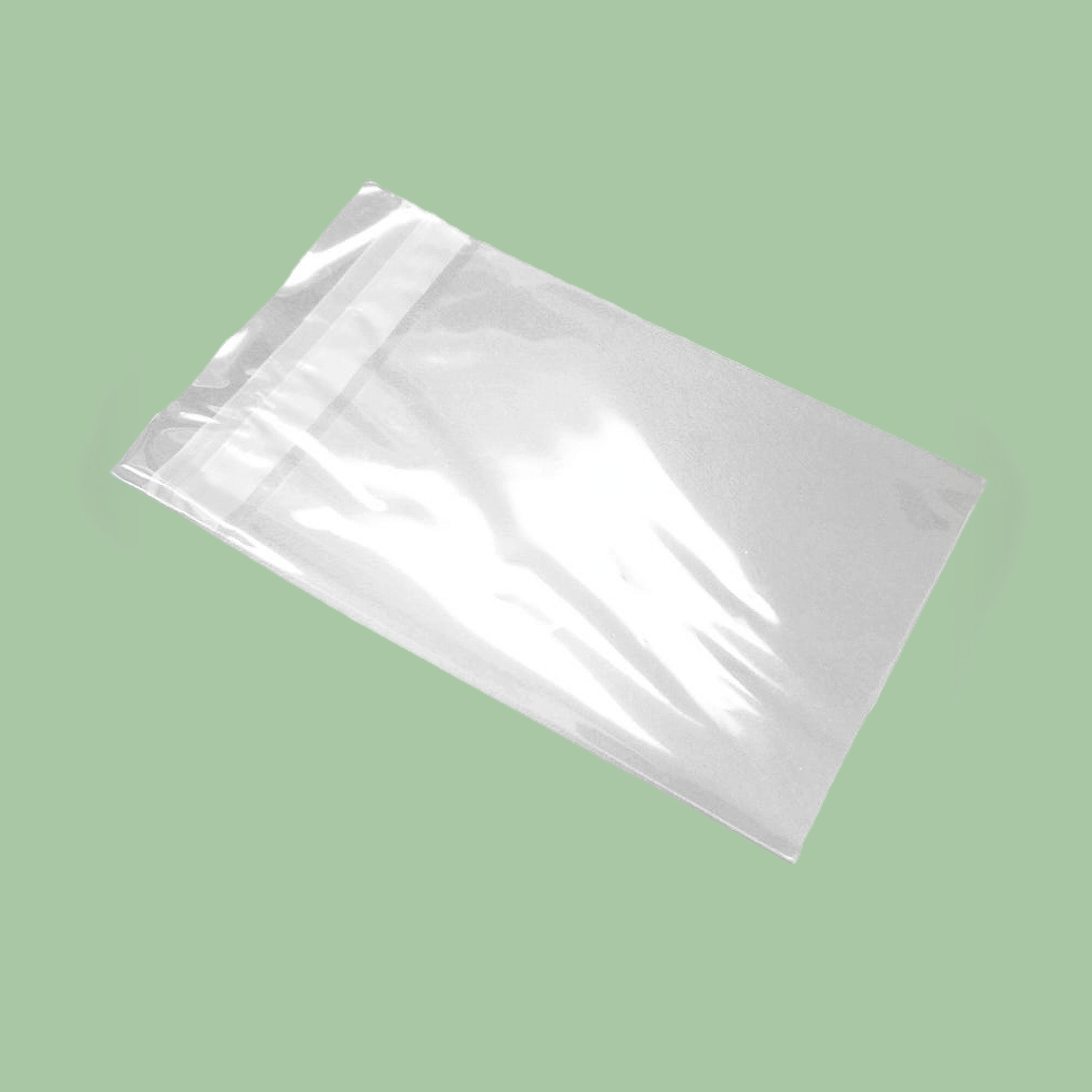 1 PQ C/100PZAS DE BOLSA CELOFAN SOLAPA 12X15