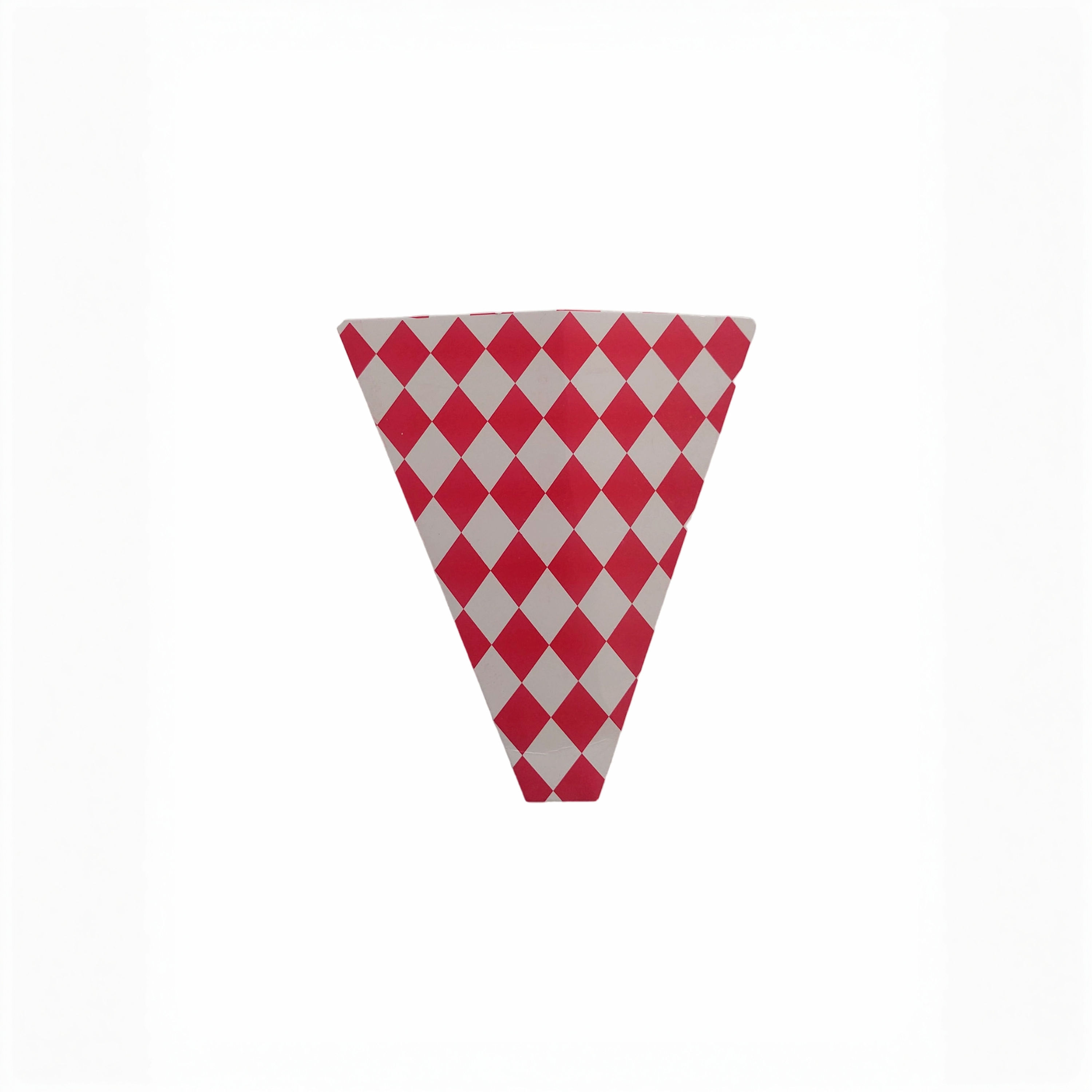 1 PQ C/50PZAS DE CONO DE ESPECIALIDAD BLANCO Y ROJO PARA CREPAS