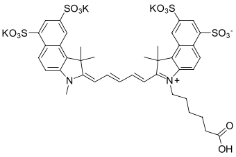 Thumbnail: sulfo-Cyanine5.5 carboxylic acid