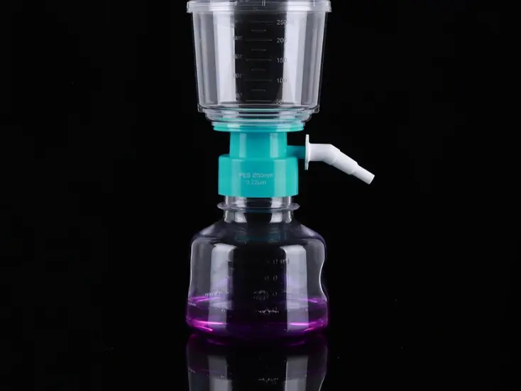50 mL Bottle Top Vacuum Filtration System, 0.22 µm, PES, Sterile, 12/cs