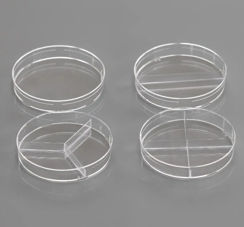 Thumbnail: 90 x 15 mm Petri Dish, 2 Compartments, Sterile, 500/cs