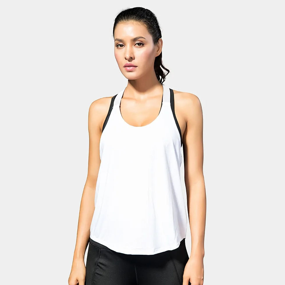 Miniatura: Top sem costas sem mangas preto feminino, camisa de fitness, colete, corrida, tr