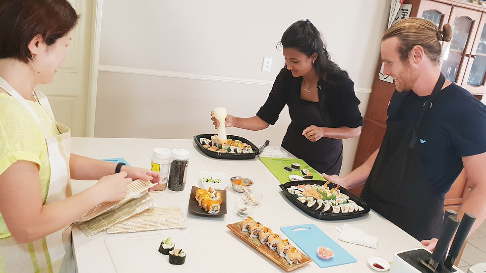 Sushi making