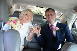 Romantic wedding cars