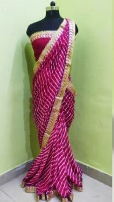 Thumbnail: Chiffon Leheriya Saree