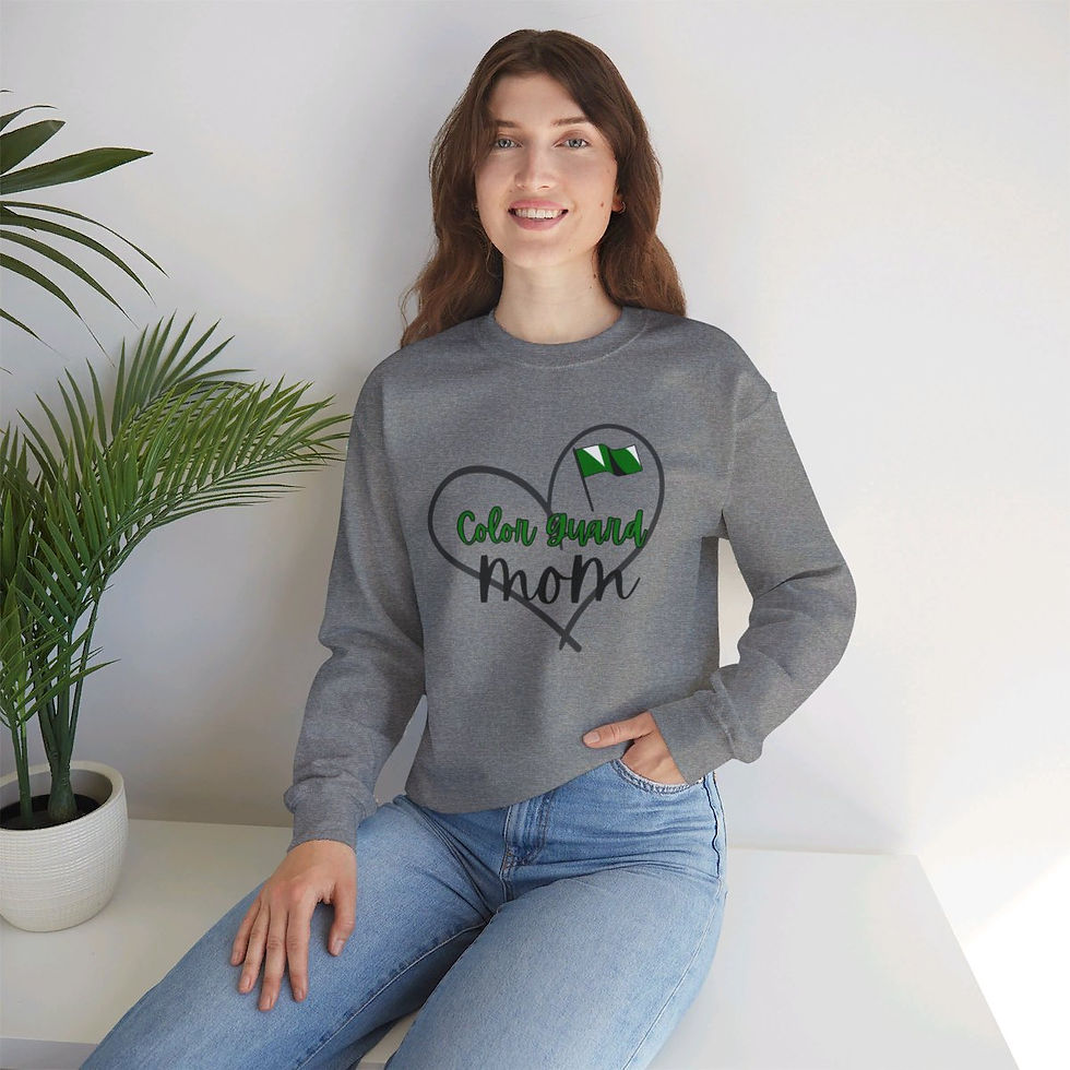 Thumbnail: Guard Mom Heart Double Sided Sweatshirt