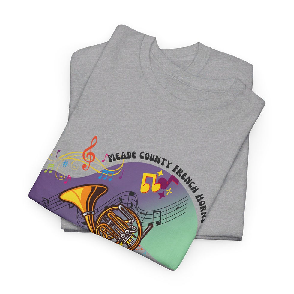 Thumbnail: French Horns Unisex Heavy Cotton Tee