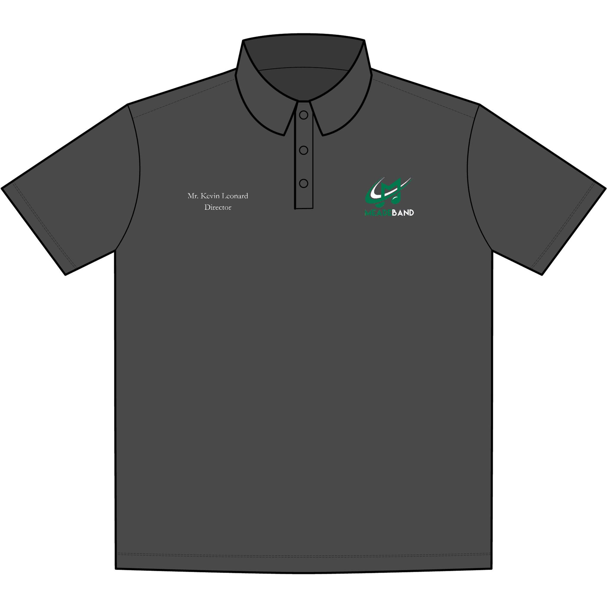 Kevin Leonard, Band Director Shirt, embroidery