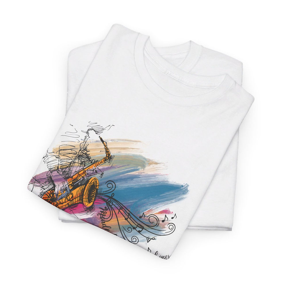 Thumbnail: Saxophones Unisex Heavy Cotton Tee