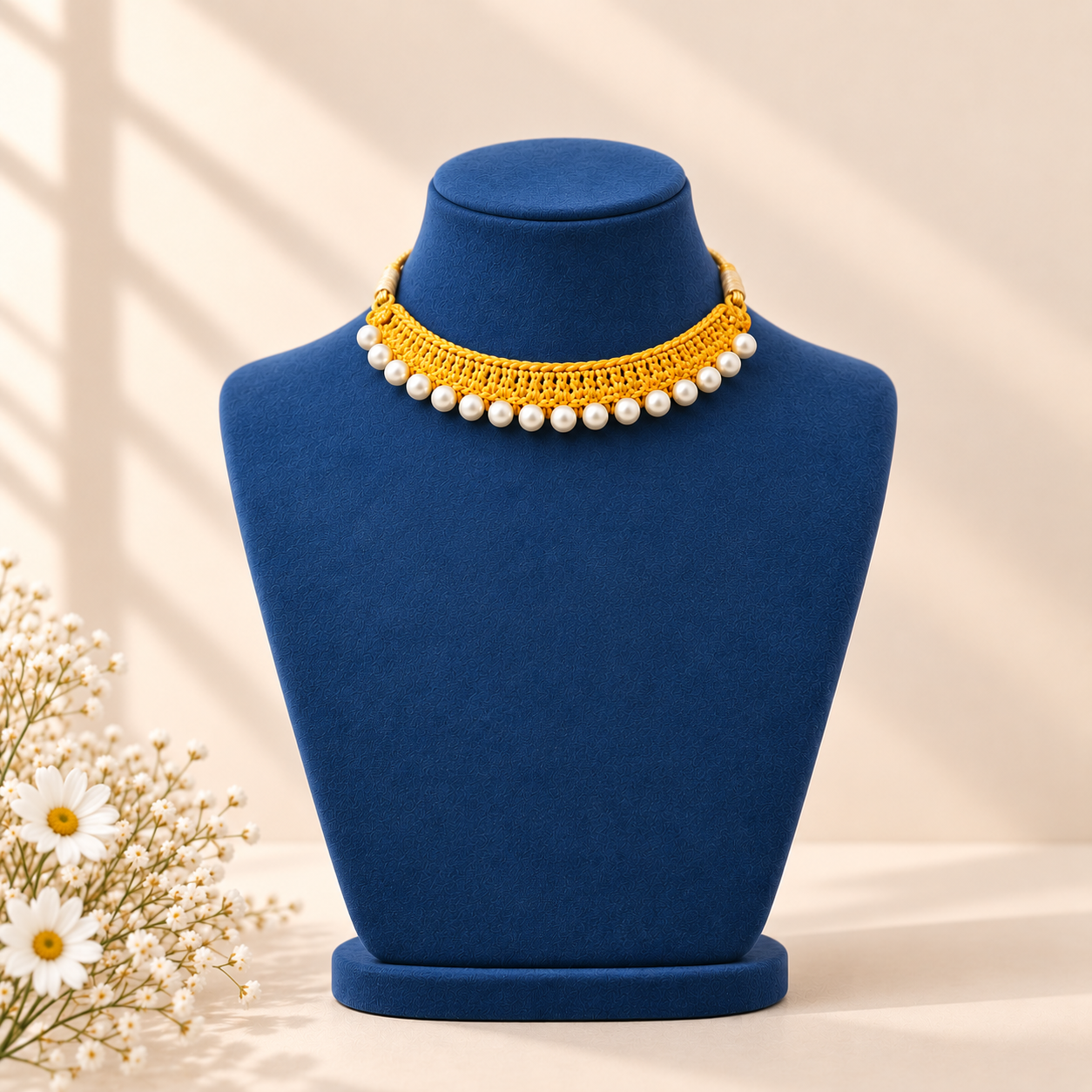 Sunbeam Pearl Choker