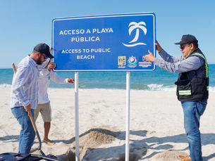 Supervisan playas en Los Cabos para garantizar condiciones de acceso y seguridad