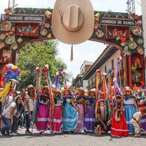 Arranca el Tianguis Artesanal de Domingo de Ramos en Uruapan, Michoacán