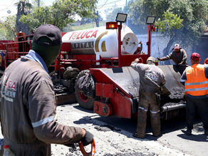 Con trabajo en equipo, Ricardo Moreno logra el programa de pavimentación más importante en la historia de Toluca