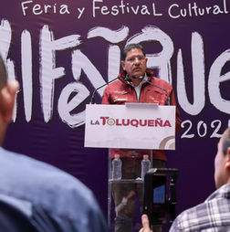 Inaugura alcalde Ricardo Moreno la Feria y Festival del Alfeñique, la celebración más representativa de Toluca