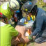 Rescata Protección Civil a hombre que cayó a un pozo en Tlachaloya