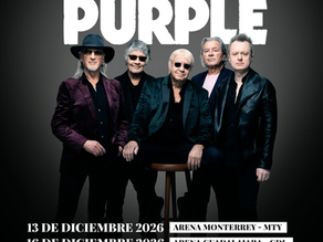 DEEP PURPLE VUELVE A MÉXICO